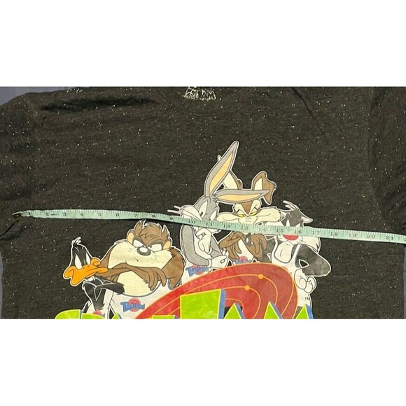 Space Jam Tune Squad Confetti Speckled T-Shirt Men's Size XL Rare Vintage - Picture 5 of 6
